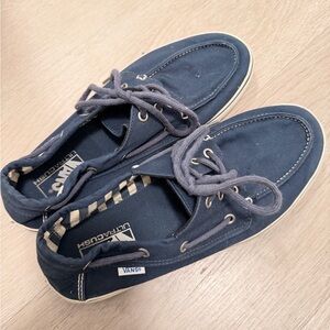 Vans Men’s Navy Canvas Deck Shoes
